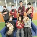 カニンヘンダックスフンド(ロング)【茨城県・男の子・2024年10月22日・シェーデッドレッド】の写真12「みんなわんちゃんが大好きです💕大切にお世話し、ご家族の元に送り出しています☺️」