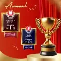 トイプードル(トイ)【東京都・男の子・2025年2月22日・レッド】の写真11「2024年下半期の表彰にて東京都ポメラニアンお客様評価1位、全犬種2位を獲得することができました🎉」
