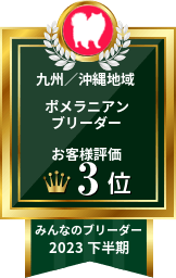 みんなのブリーダー ポメラニアン部門 2023年下半期