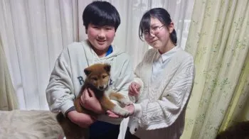 まあ 様のお迎えした子犬