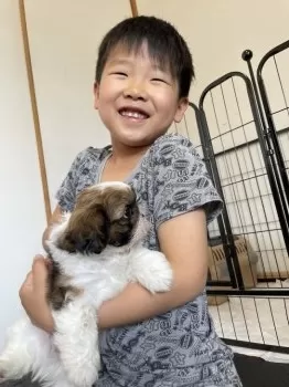 A.S 様のお迎えした子犬